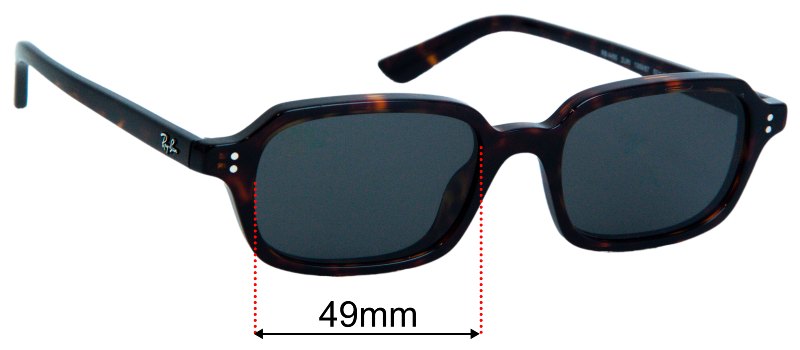 Ray-Ban RB4455 Zuri 49mm Replacement Lenses